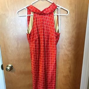 Sleeveless silk dress